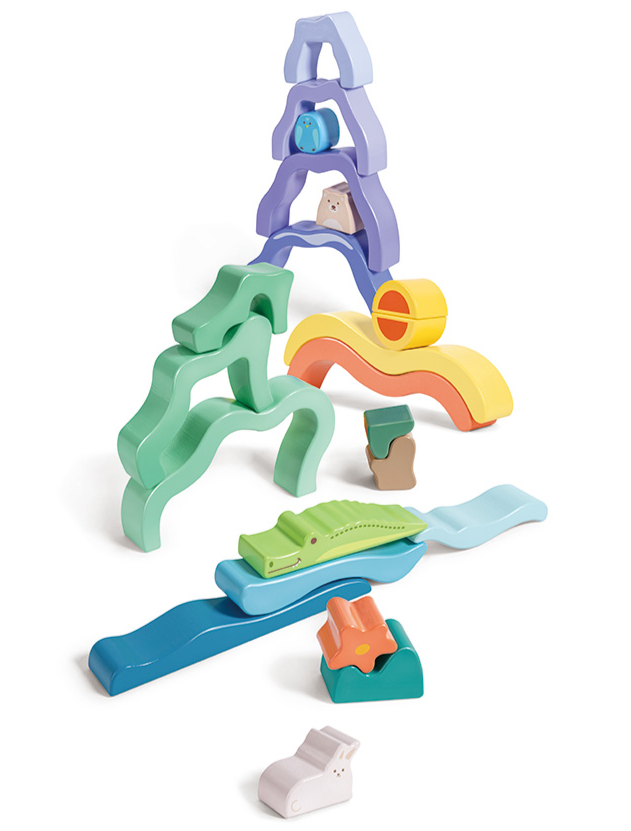 Nature Scene Stacking Blocks by Hape