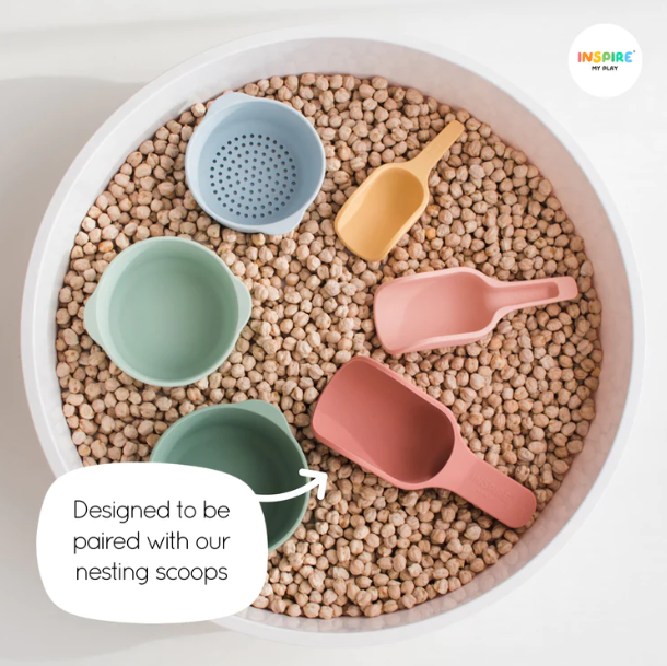 Nesting Bowls green/blue for PlayTRAY