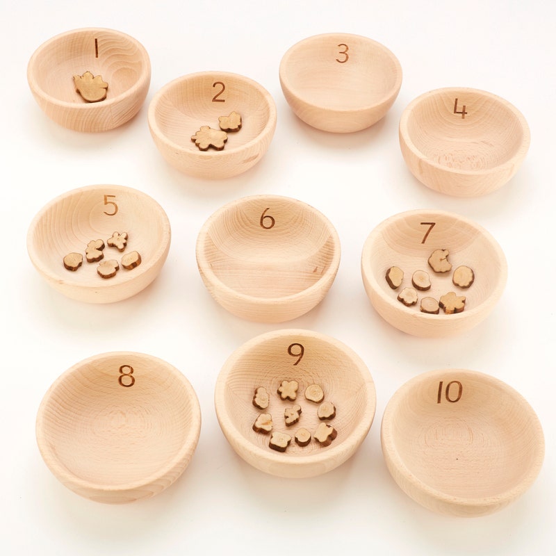 Number Bowls 10 pack