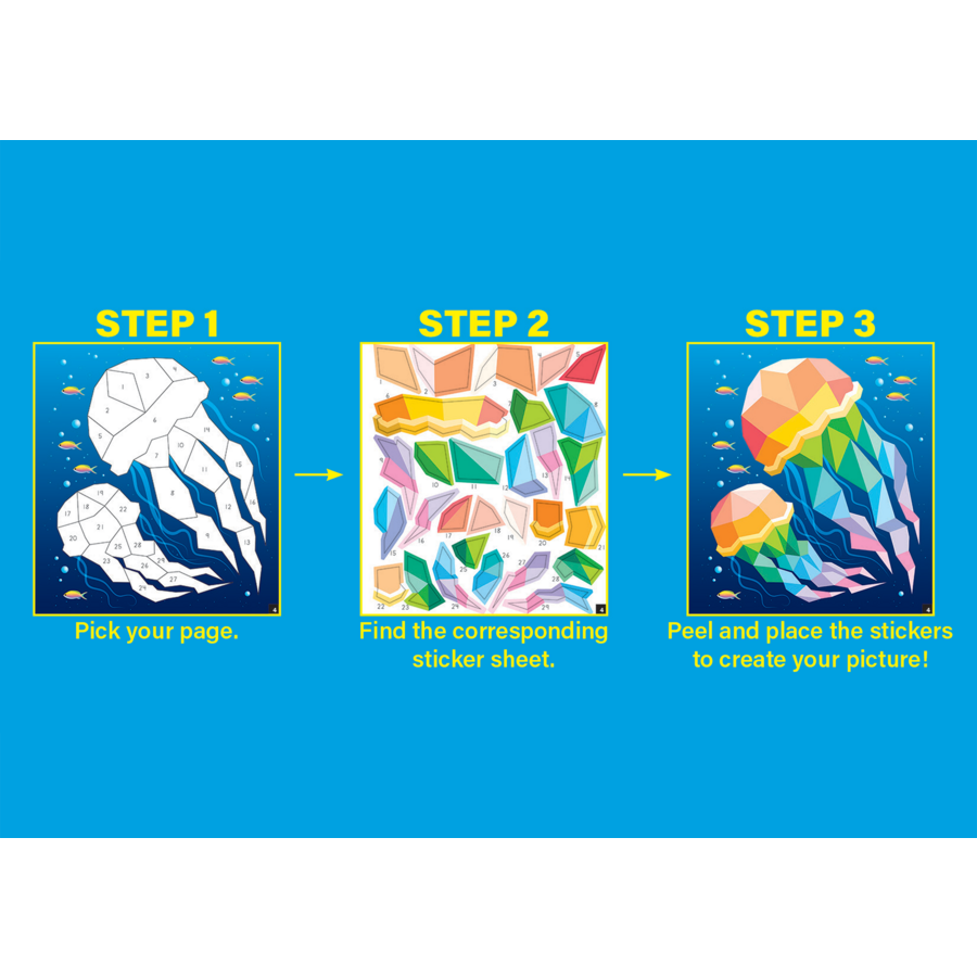 Ocean Life Modern Mosaics Stick to the Numbers