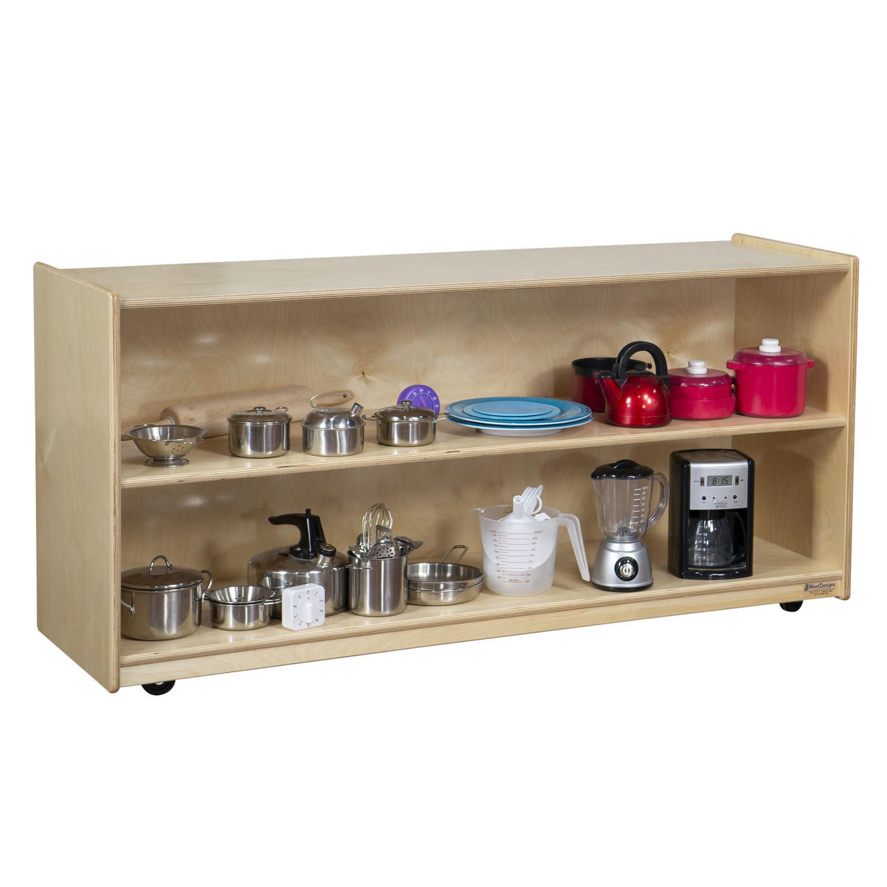 Open Shelf Display Unit 23-3/4H x 46-3/4W x 12D