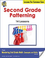 Second Grade Patterning Lesson for Common Core (eLesson eBoo
