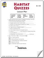 Habitats Quizzes Lesson Plan Ebook