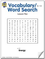 Vocabulary/Word Search Lesson Plan Ebook