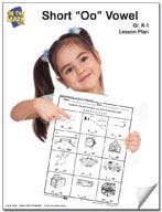 Long o Vowel Lesson Plan K-1 Ebook