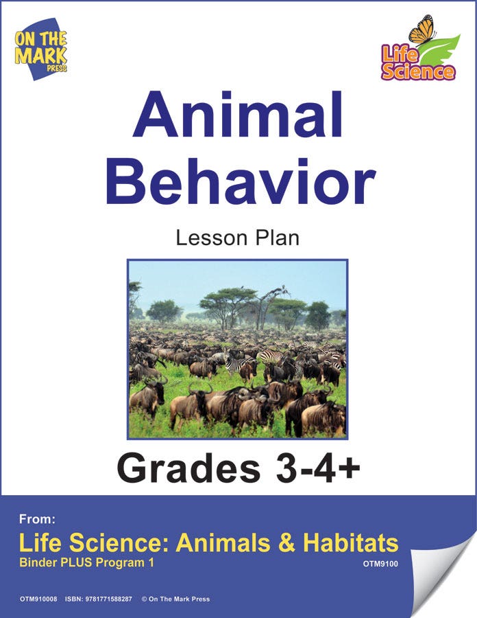 Life Science Animals & Habitats - Animal Behavior e-lesson