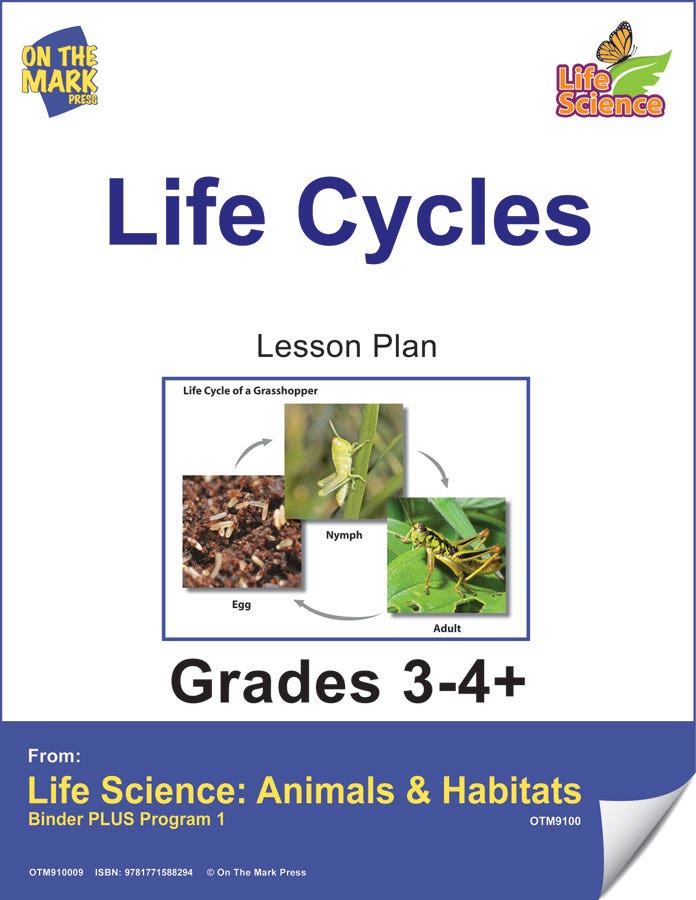 Life Science Animals & Habitats - Life Cycles e-lesson plan