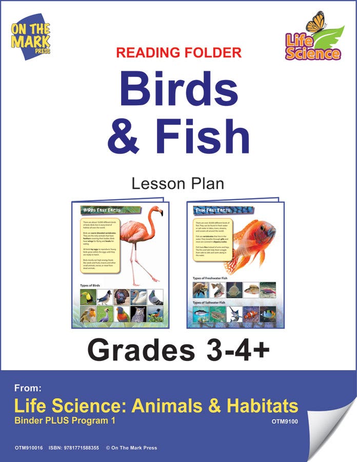 Life Science Animals & Habitats - Reading Folder - Insects &