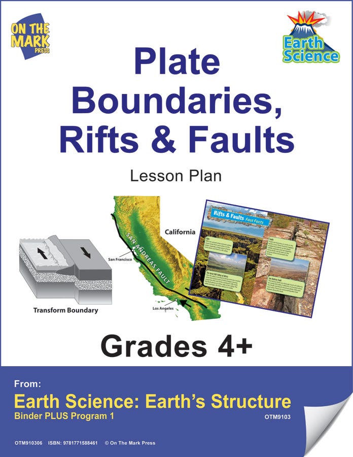 Earth Science Gr. 4+ - Plate Boundaries Rifts & Faults