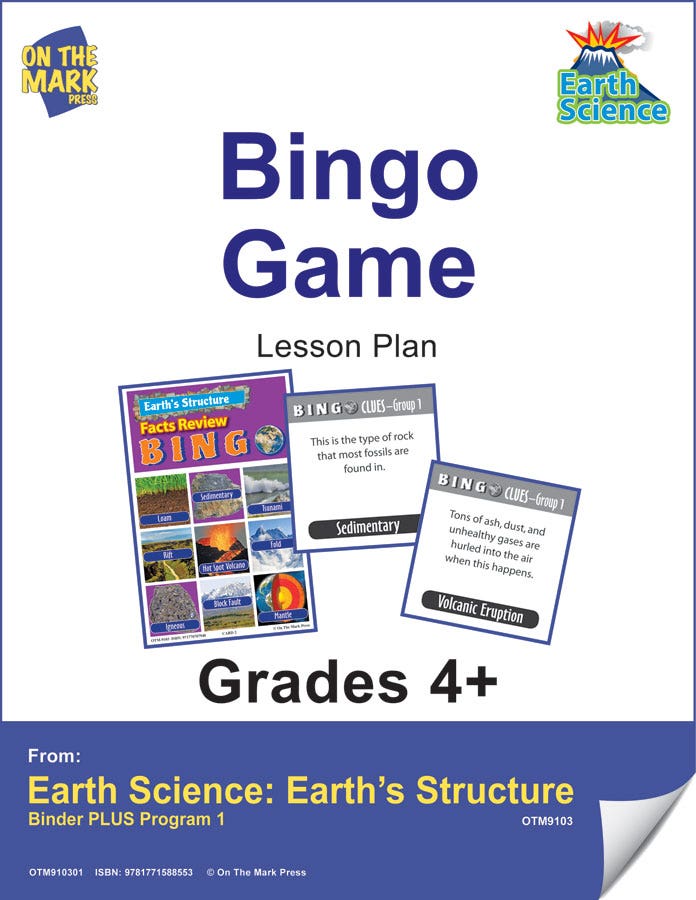 Earth Science - Bingo Game Ebook