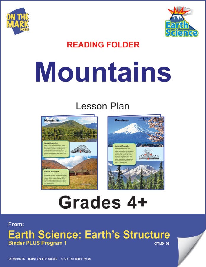 Earth Science - Reading Folder - Mountains Ebook