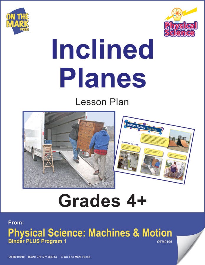 Physical Science - Inclined Planes e-lesson plan Ebook