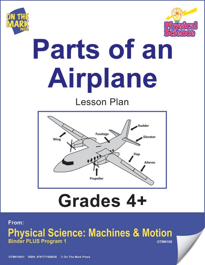 Physical Science - Parts of an Airplane e-lesson plan Ebook