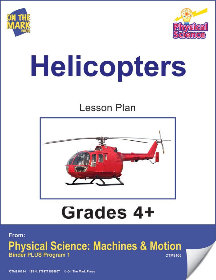 Physical Science - Helicopters e-lesson plan Ebook