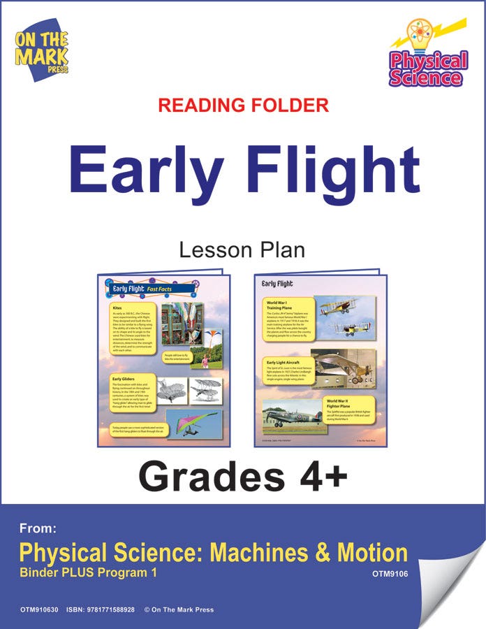 Physical Science - Reading Folder - Early Flight Ebook