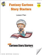 Fantasy Cartoon Story Starters Grades 1-3 Ebook