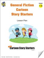General Fiction Cartoon Story Starters Grades 1-3 Ebook