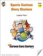 Sports Cartoon Story Starters Grades 1-3 Ebook