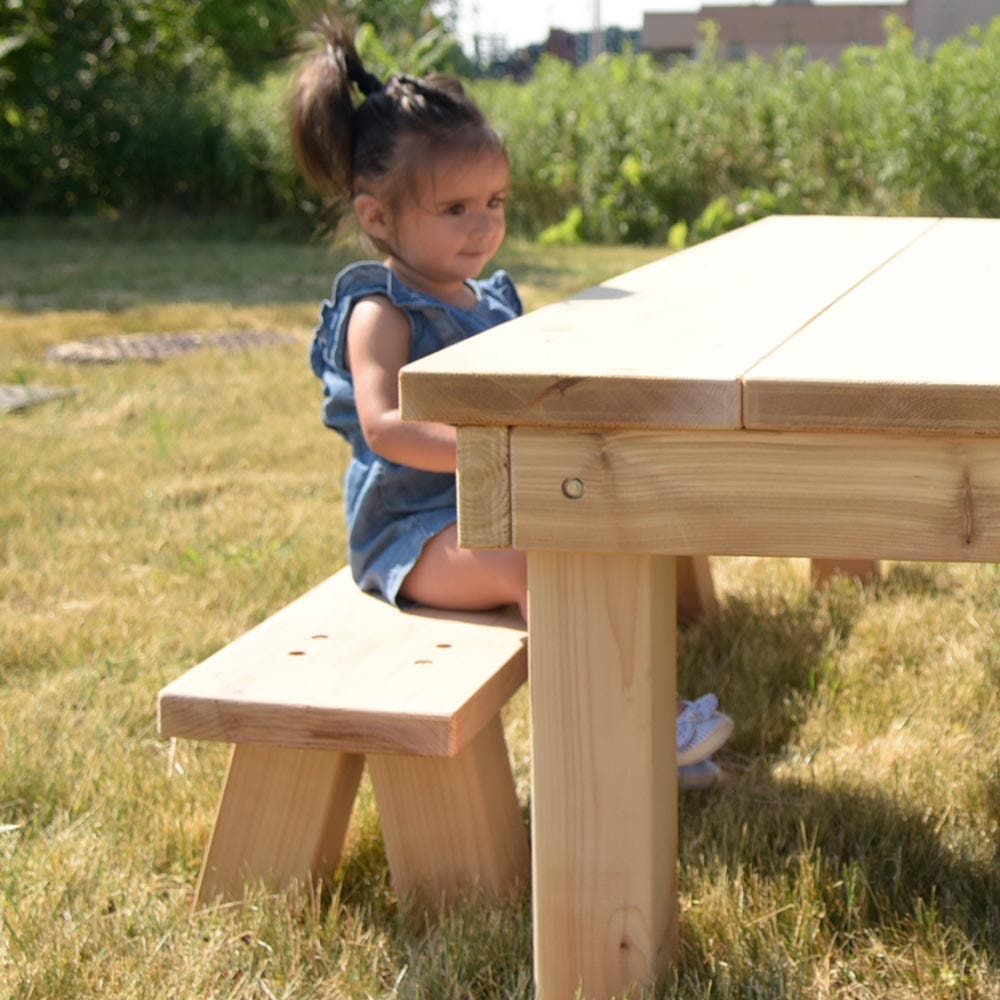 Outdoor Bench 12inch by Naturally Inspired Play
