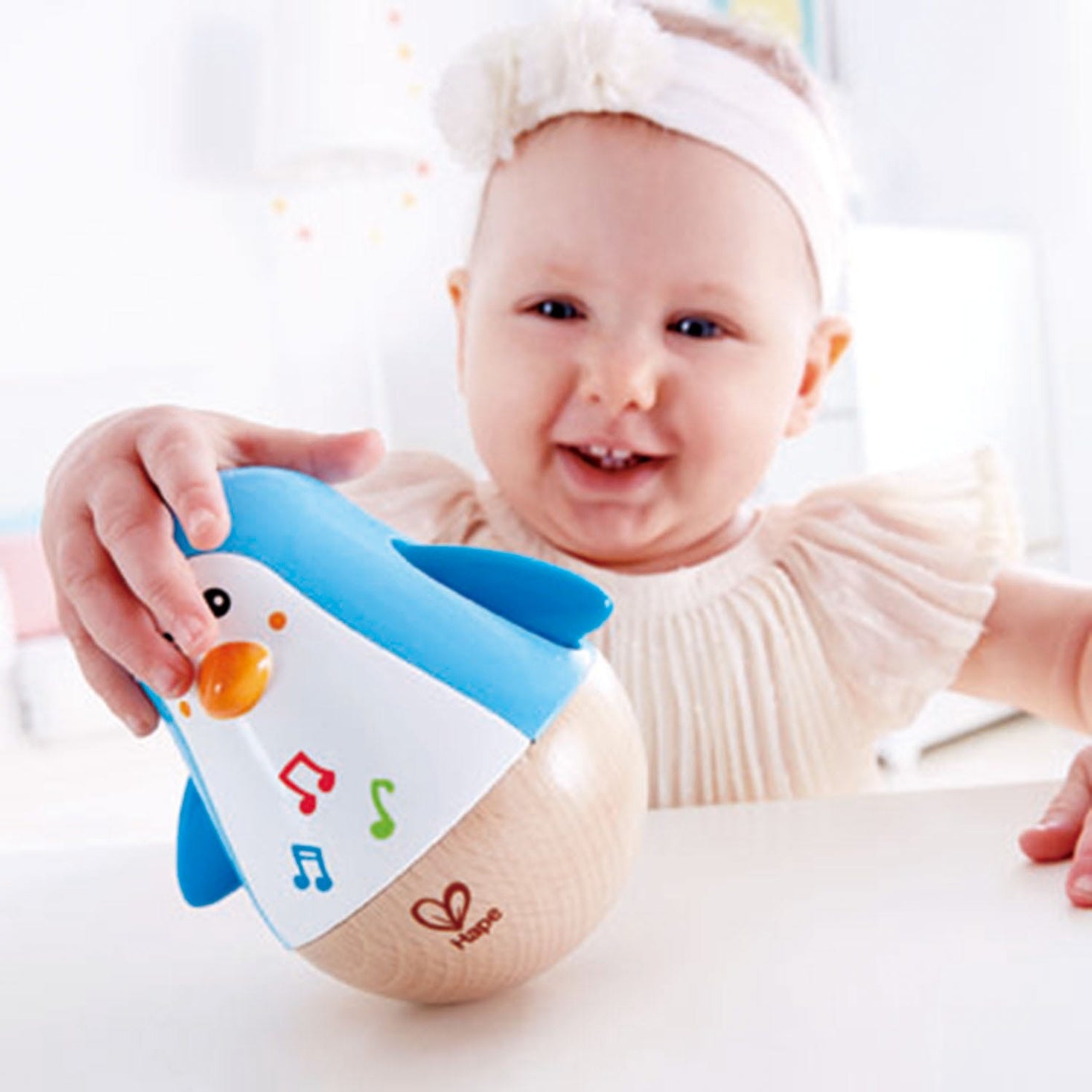 Penguin Musical Wobbler by Hape