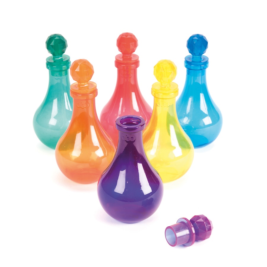 Coloured Potion Bottles