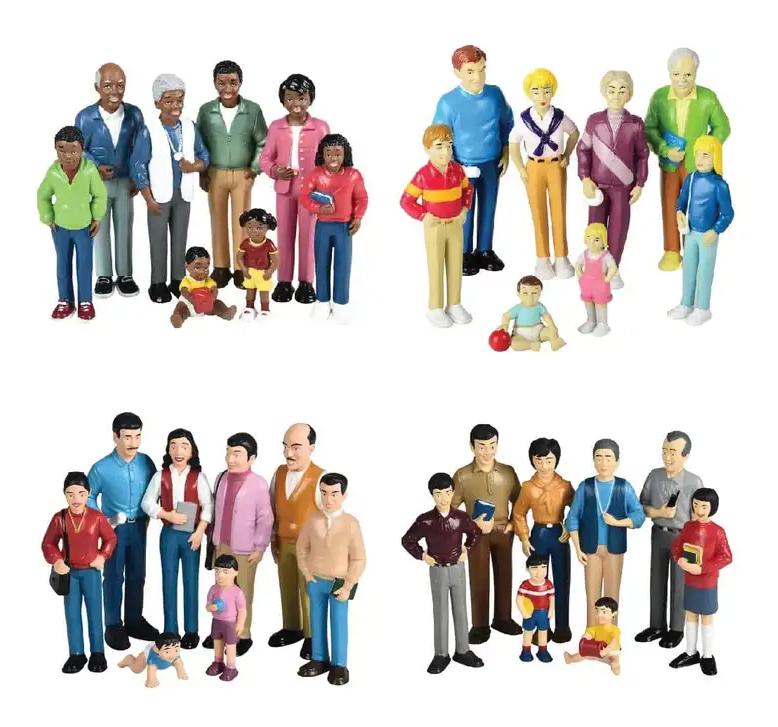 Pretend Play Family Units Collection