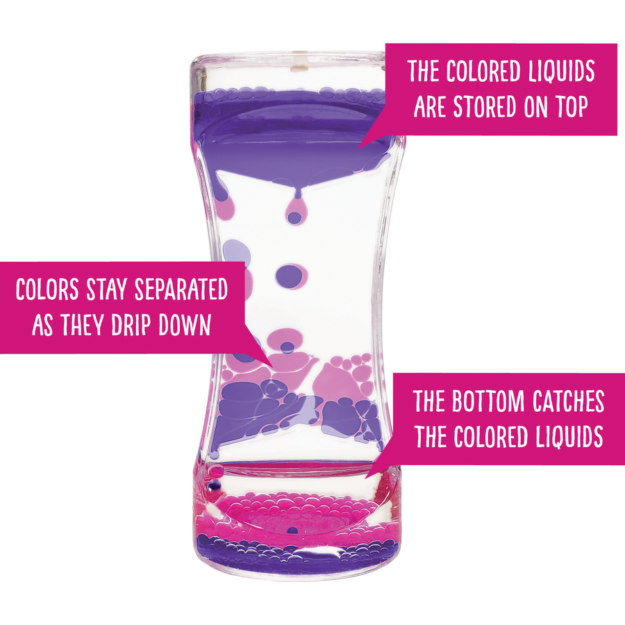 Purple and Pink Liquid Motion Bubbler