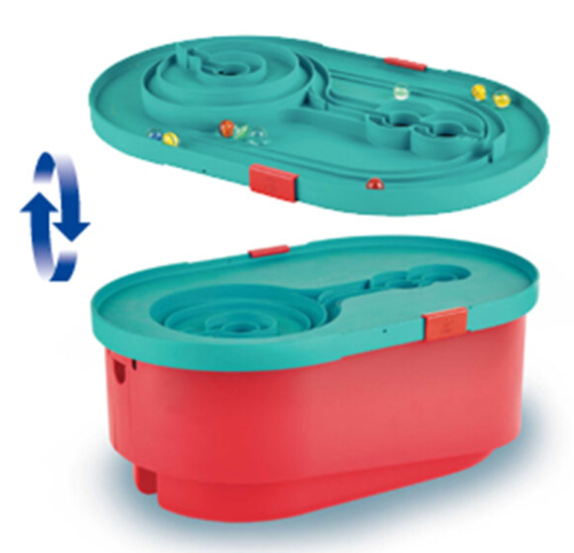 Quadrilla Stack Track Bucket Set by Hape