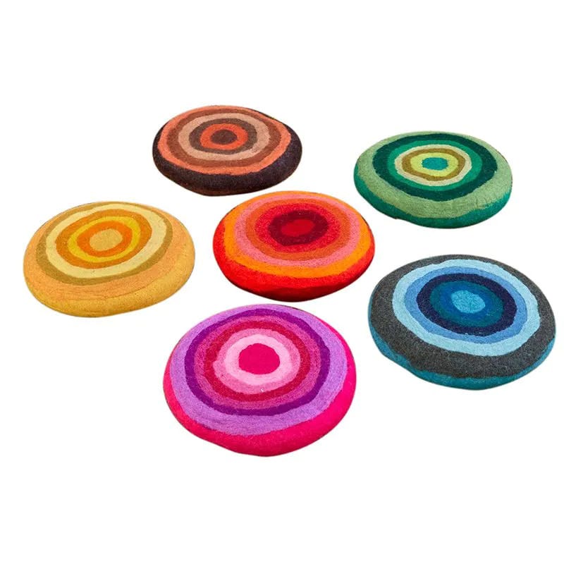 Rainbow Comfy Pads 6pk