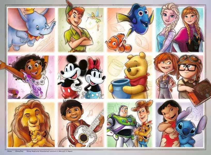 Ravensburger Disney Multicharacter 100 piece Puzzle