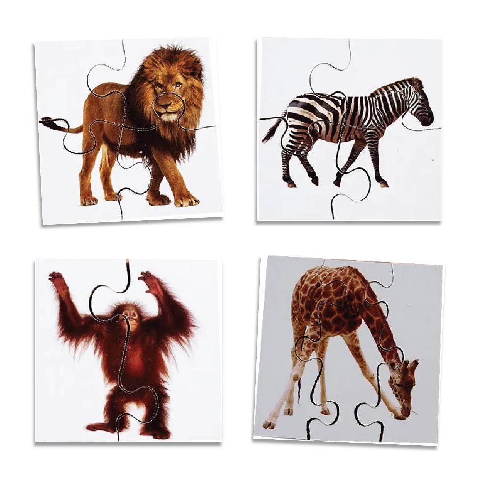 Real Life First Puzzles Wild Animals