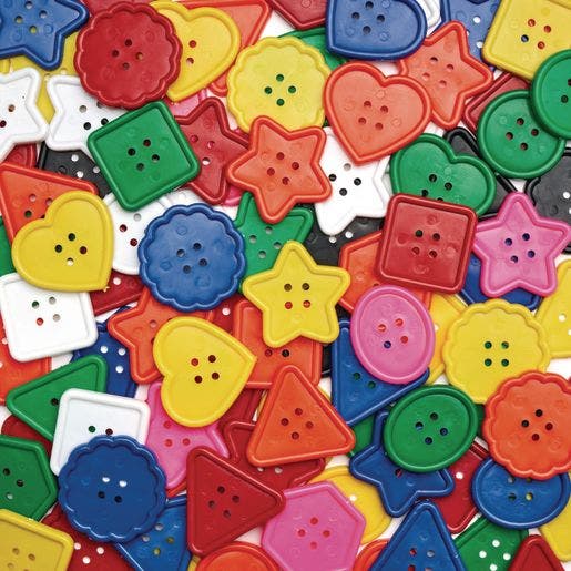 Really Big Bright Buttons 1 Lb