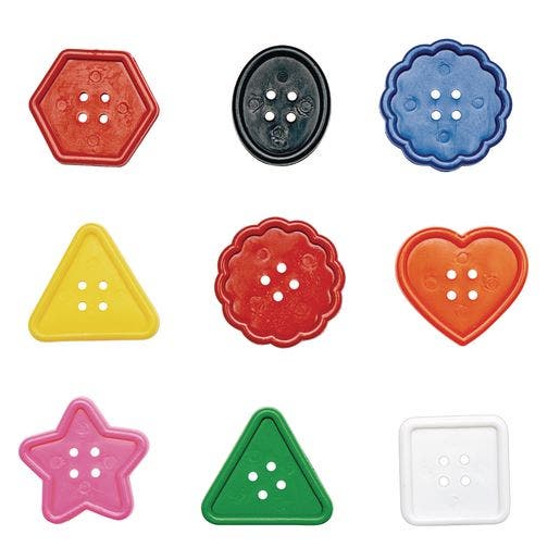 Really Big Bright Buttons 1 Lb