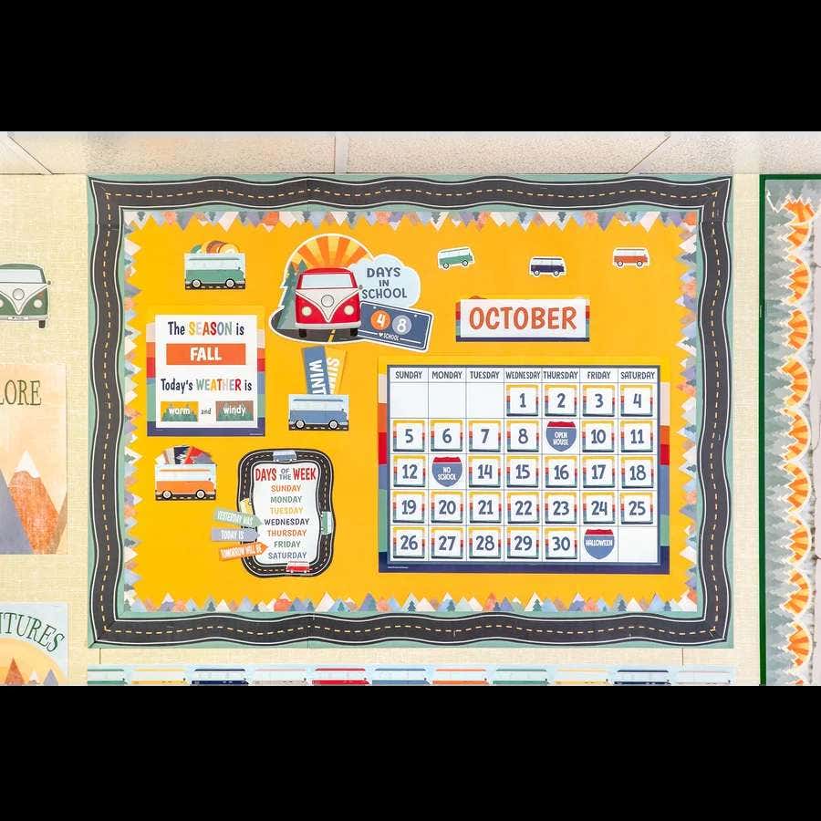 Moving Mountains Road Trip Straight Border Trim