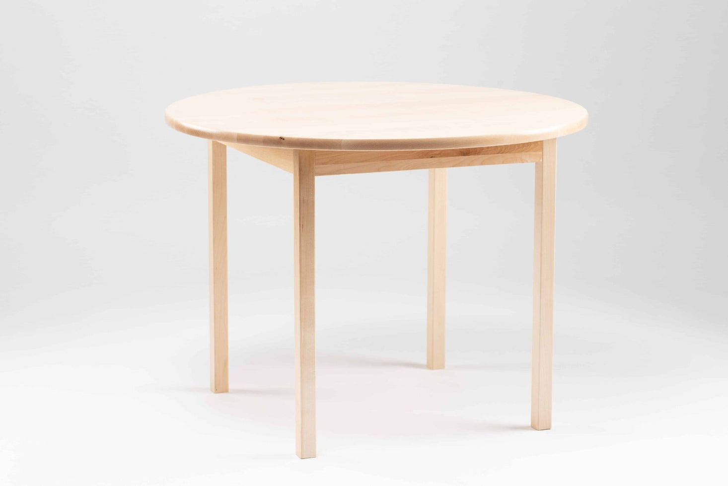 26in Round Table with 16in Hardwood Legs