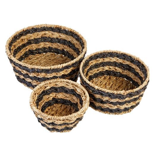 Rush Grass Bowls Set of 3