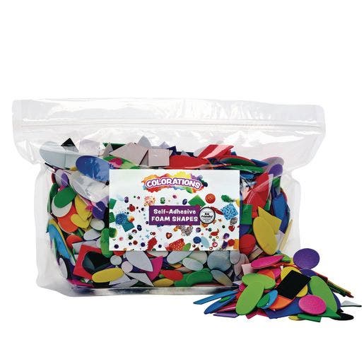 Self-Adhesive Foam Shapes 1000 pcs