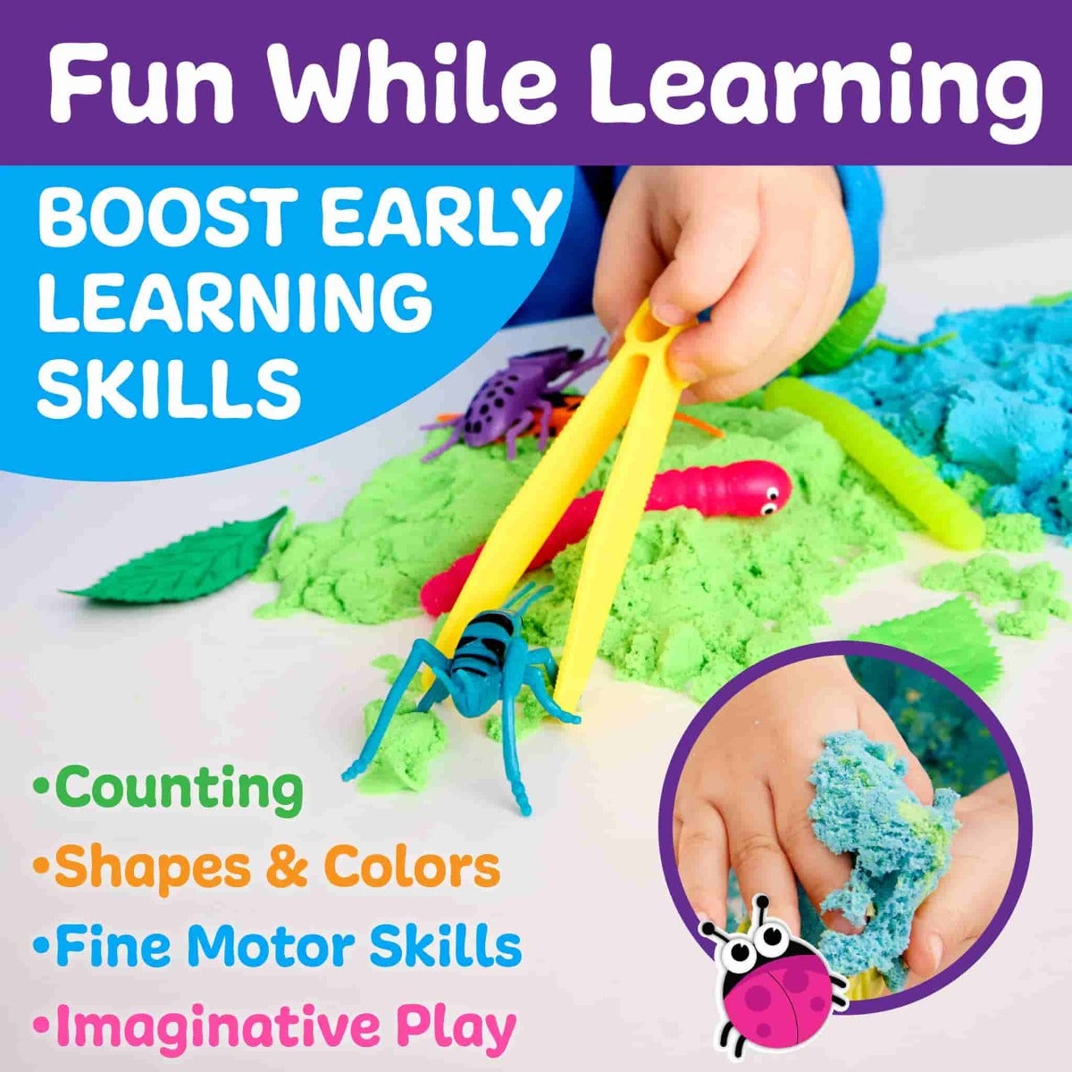 Sensory Adventure Neon Bugs by Creativity for Kids