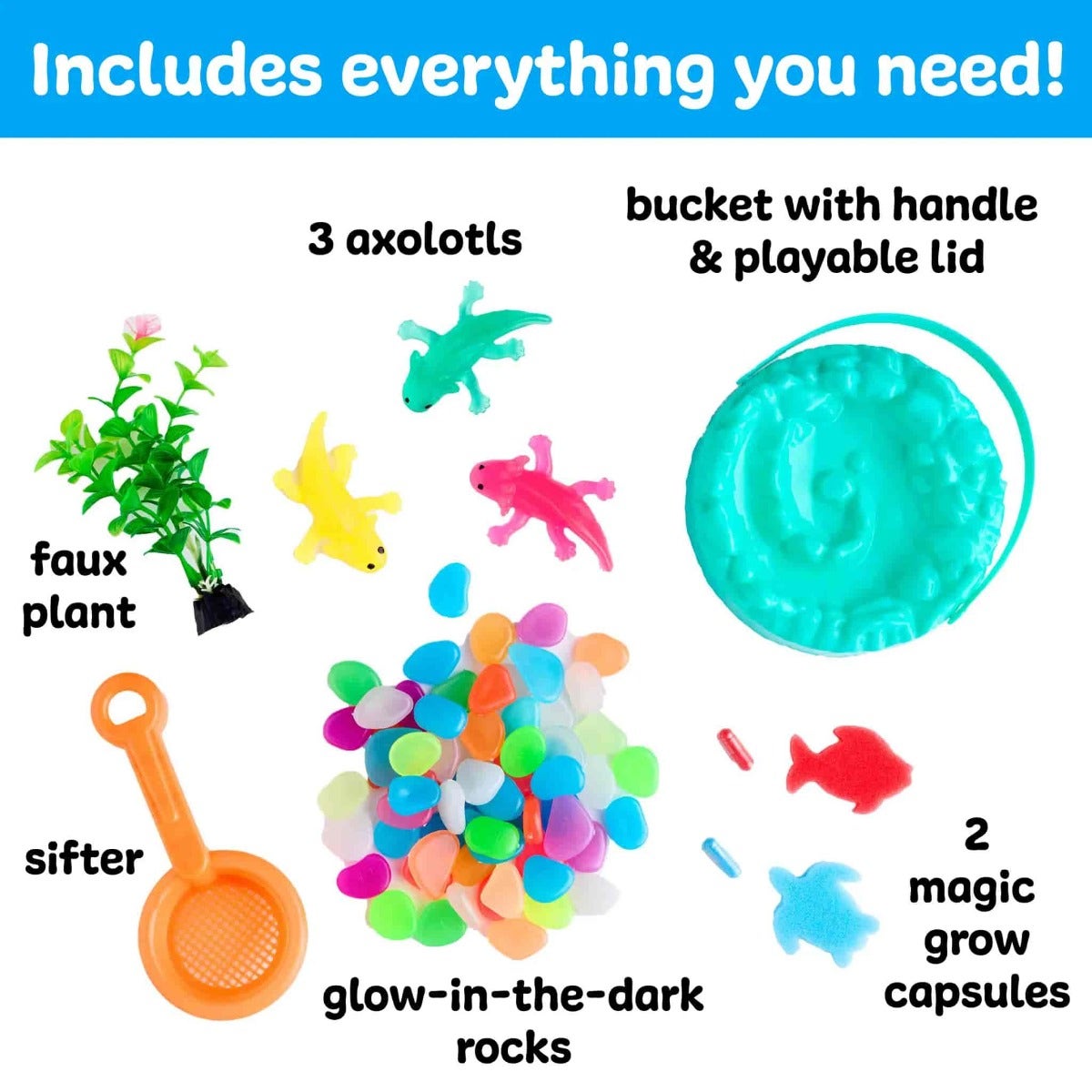 Sensory Adventure Water Play Axolotls by Creativity for Kids