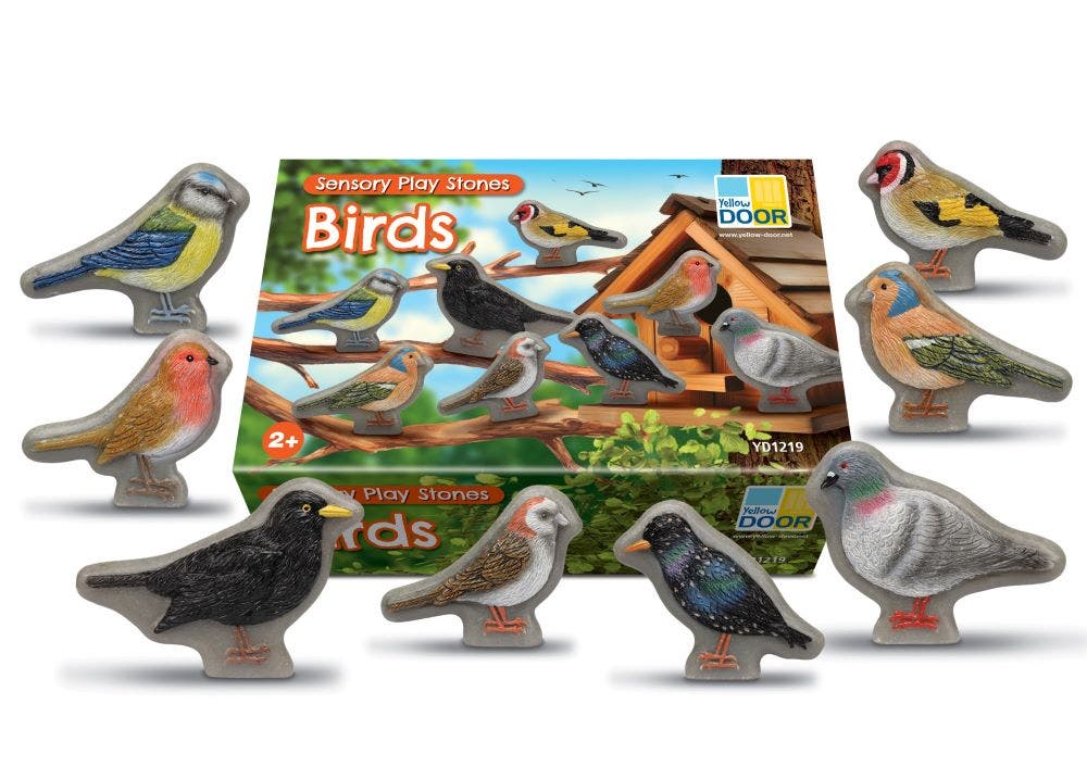 Sensory Play Stones Birds