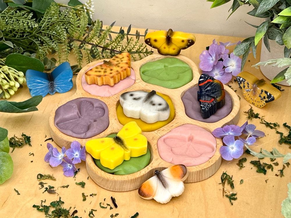Sensory Play Stones Butterflies