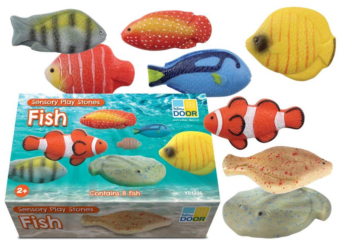 Sensory Play Stones Fish