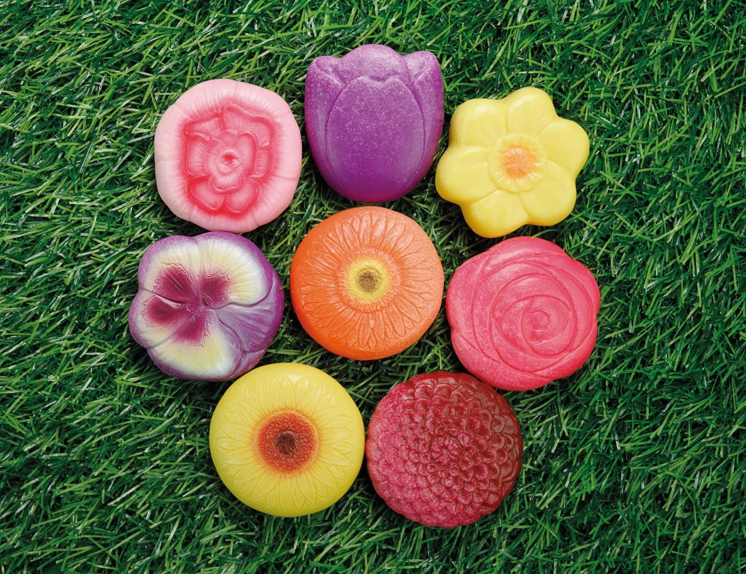 Sensory Play Flowers Stones