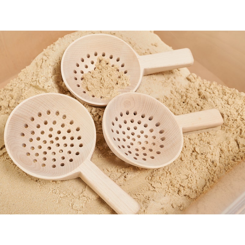 Short Handle Holey Spoons