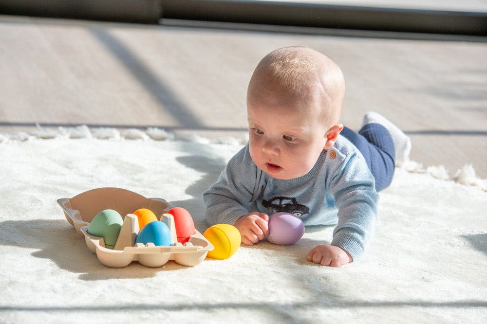 Silisoft Sensory Eggs Rainbow