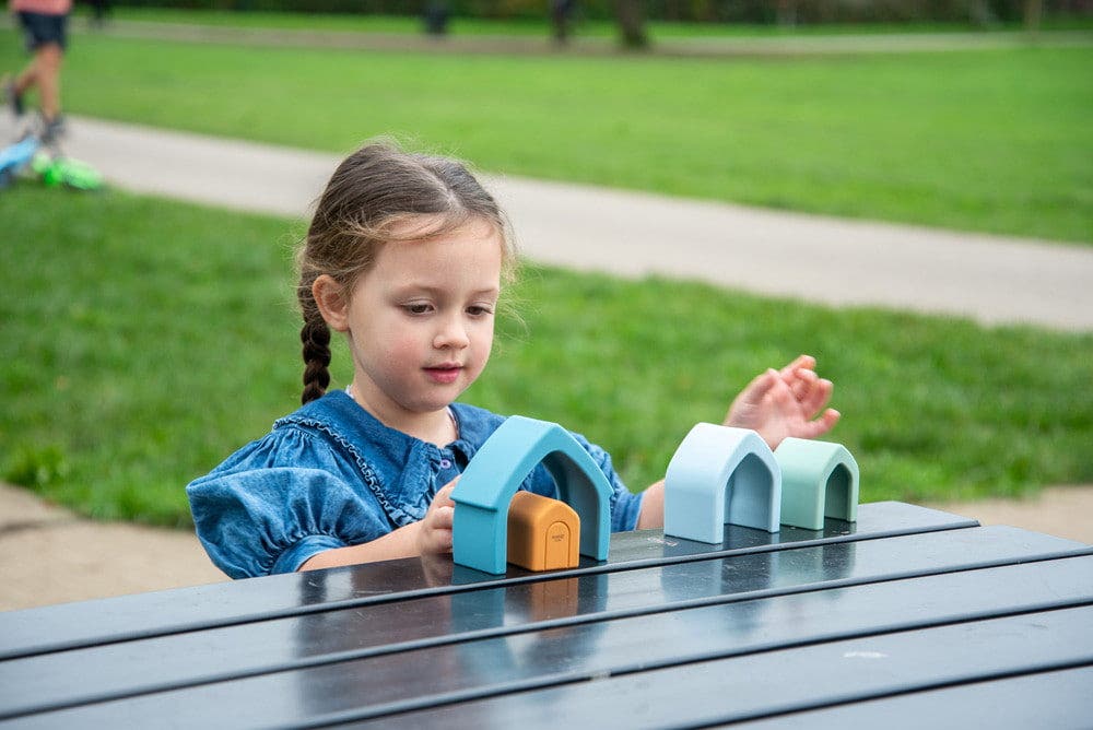 Silisoft Stacking Houses Neutral