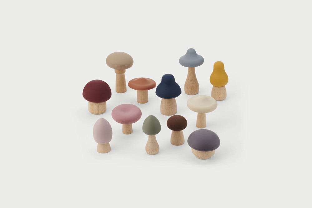 Silisoft Woodland Mushrooms Earth