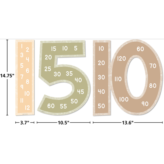 Skip Counting Bulletin Board