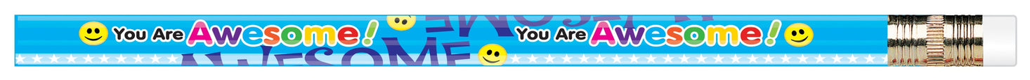 Smiley You Are Awesome Pencil 12 pack