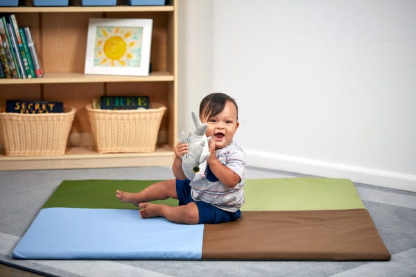 SoftScape Squares Activity Mat Earthtones